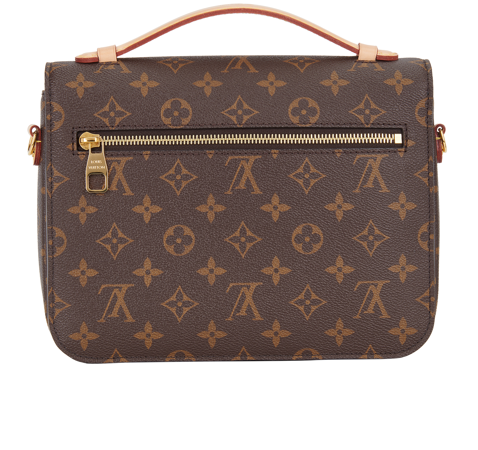 Pochette Metis, &pound;1,550, Handbags, Brown, Canvas, Back view